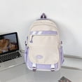 thumbnail image 2 of Dorm room essentials, Backpack For School Color Blocking Sports Kids Backpack For Teens Middle School Students Bookbag, 2 of 6