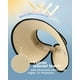 thumbnail image 2 of Sombrero con visera solar FURTALK para mujer, ala ancha, paja, UV UPF, 2 of 6