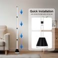 thumbnail image 6 of OUTON  2 Pack Smart RGB LED Corner Floor Lamp, Modern Standing Lamps with APP & Remote Control, 16 Million Colors 2000LM Bright Ambient Lighting, Music Sync for Living Room Bedroom, 6 of 11