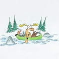 thumbnail image 2 of CafePress - Animals In A Canoe Infant Bodysuit - Baby Light Bodysuit, Size Newborn - 24 Months, 2 of 4