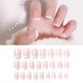thumbnail image 4 of False Glossy Nails, Breathable False Nude Nails  Appearance 24PCS  For Girls For Parties, 4 of 8
