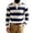 Navy, variant on ClodeEU Men’s Long Sleeve Polos Casual Sweatshirts Tops, Striped Fashion Long Sleeve Pullover Tops, Big and Tall, Size S-3XL
