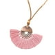 thumbnail image 1 of Sonducket Collar de tela para mujer, colgante de moda, collares de decoración, adorno de joyería, regalos para fiesta de boda, trabajo diario Ropa, zapatos y accesorios Miscelánea Rosado Sonducket AP014599-09, 1 of 6