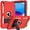 Red+Black, variant on BMOUO Case for iPad (A16) 11th Generation 11 Inch 2025/iPad 10th Generation 10.9" 2022 - with Kickstand & Pencil Holder, Heavy Duty Shockproof Protective iPad 11th 10th Generation Case, Black