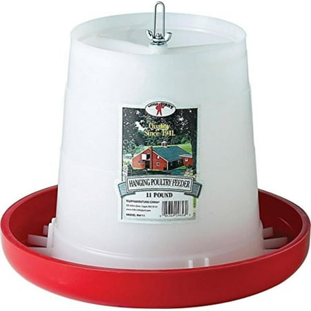 11 Lbs Plastic Hanging Poultry Feeder PHF11, These economy-priced durable plastic feeders are designed exclusively for the hobbyist By Little