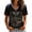 Black,#064, variant on 9/11 25th Anniversary Shirt Womens WE Will Never Forget Tee Shirts | Lightweight Fabric, V Neck Short Sleeve Tops, American Flag, 2001-2026 25Th Anniversary Tops, Patriotic Honor Tee Shirt White,M