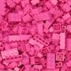 thumbnail image 1 of Lote de bloques de construcción de 120/240 Uds., paquete de ladrillos clásicos de ciudad clasificados por bloques de colores, placa de juguete creativo Compatible con,rose red, 1 of 7