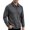 a01Gray, variant on LODIENY Mens Casual Fleece Lined Golf Sweatshirts Long Sleeve Button Down Collared Warm Shirts Soft Fit Fall Winter Casual Cozy Tops Gray XL