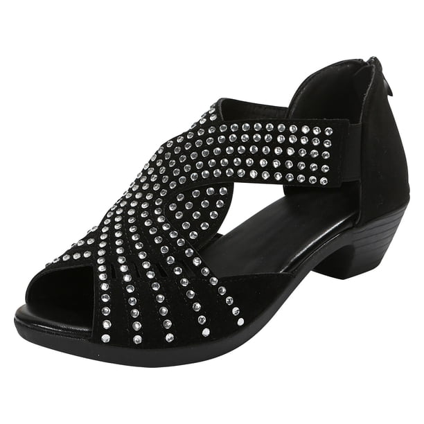Amzcrzy Zapatos de mujer,Zapatos de mujer,Zapatillas de mujer, Sandalias de verano para mujer con punta abierta, informales, de color liso Sandalias Mujer Zapatillas De Casa