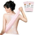 thumbnail image 1 of Yiclick Exfoliante corporal exfoliante para ducha, baño japonés, paño de lavado, toalla exfoliante para hombres y mujeres, exfoliante corporal, esponja de lufa, esponja de red, arandela de espalda (ro, 1 of 5