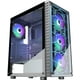 thumbnail image 1 of Funda ATX para PC MOROVOL R7 con 4 ventiladores RGB, USB 3.0, vidrio templado, 1 of 6