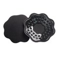 thumbnail image 1 of 2 piezas 1 par de cubrepechos adhesivos de silicona para mujer y hombre, vestido de noche, color negro ciruela ciruela negra, 1 of 2