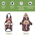 thumbnail image 6 of Cauagu Forest Wild Mushroom Pattern Winter Pet Hoodie Sweatshirts- Dog Hoodie Sweater with Leash Hole - Cute Dog Hoodie - Pet Clothes Puppy Cat Custume -XX-Large, 6 of 8