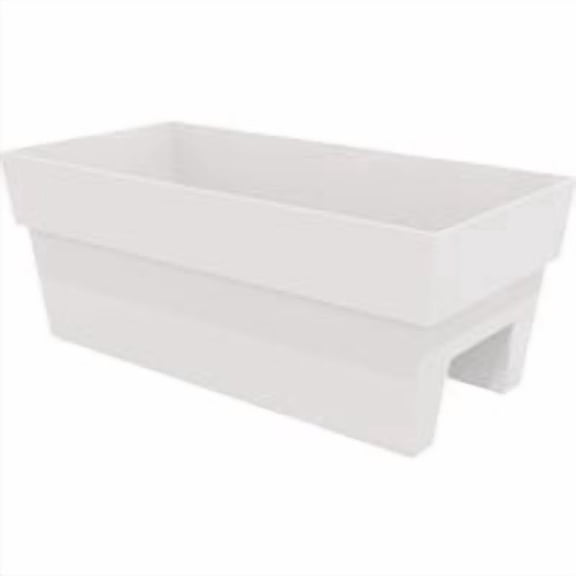 Bloem Apopka Bloem Finley Recycled Ocean Plastic Rail Planter - Pack of 2