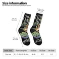 thumbnail image 2 of Picia bass water fishing Print Athletic Socks for Men & Women – Cushioned Moisture-Wicking Crew Socks for Sports, Running, and Training, Soft & Breathable Size 5-11, 2 of 6
