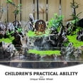 thumbnail image 3 of WHAMVOX Traditional Water Wheel Miniature 4Pcs Plastic Round For Families And Hobbyists In Gardens, 3 of 8