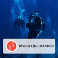 thumbnail image 2 of SEWACC Diving Line Marker 1Set Technical Diving Style Abs Circular Distinctive Shape for Scuba Diving, 2 of 8