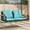 Black, variant on vidaXL Swing Bench with Cushions Hammock Chair Poly Rattan Brown/Gray/Black