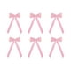 thumbnail image 2 of 6pcs Velvet Christmas Bows For Christmas Tree Wreath Gift Wrap Crafts Wedding Party Bows For Snack Bags Baking Candy Bags Home Decoration, 2 of 8