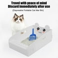 thumbnail image 5 of HOZVOMI Disposable Open Top Litter Tray, Foldable Extra Large Travel Cat Litter Box, Waterproof Portable Toilet for Outdoor Use, 5 of 6