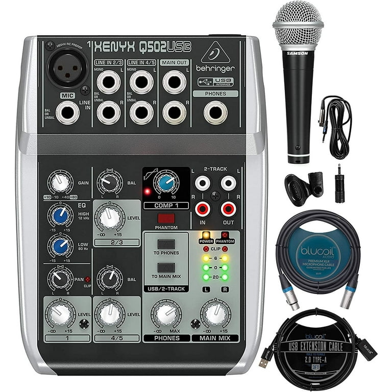 Mixer Behringer Xenyx Q502USB With Boya MIC Hissing Noise, 41 OFF