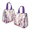 thumbnail image 2 of Pioneer Flower Floral Print Pattern Insulated Lunch Bag for Women & Adults,Large Portable Soft Cooler Lunch Bag,Thermal Food Storage Tote with Pearl Cotton,8.66L,8.75x5.75x9.5 Inch, 2 of 6