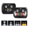 thumbnail image 1 of Par Faros 5x7 Cuadrado Jeep Cheroke Nissan Toyota D21 Yj Xj, 1 of 8