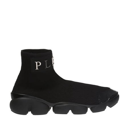 

Philipp Plein Men s Black Sock Logo High-top Sneakers Brand Size 39 (US Size 6)