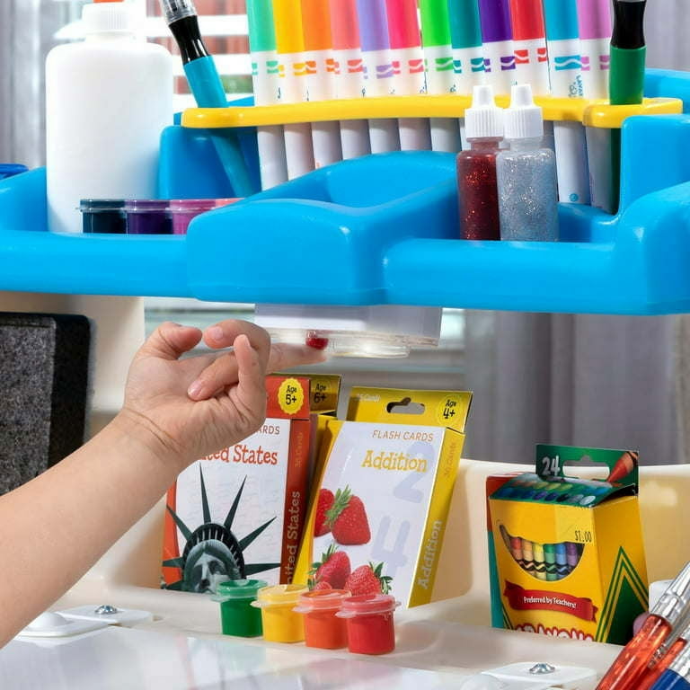 Kids Furniture Desk Art Table Activity Study Organizer Craft Master Read Write