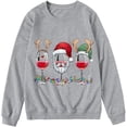 thumbnail image 4 of Atuendo para padres e hijos, camisetas de manga larga con estampado navideño y cuello redondo, pulóver, sudaderas para mamá a juego con la familia Fridja  nalpqowj525, 4 of 4