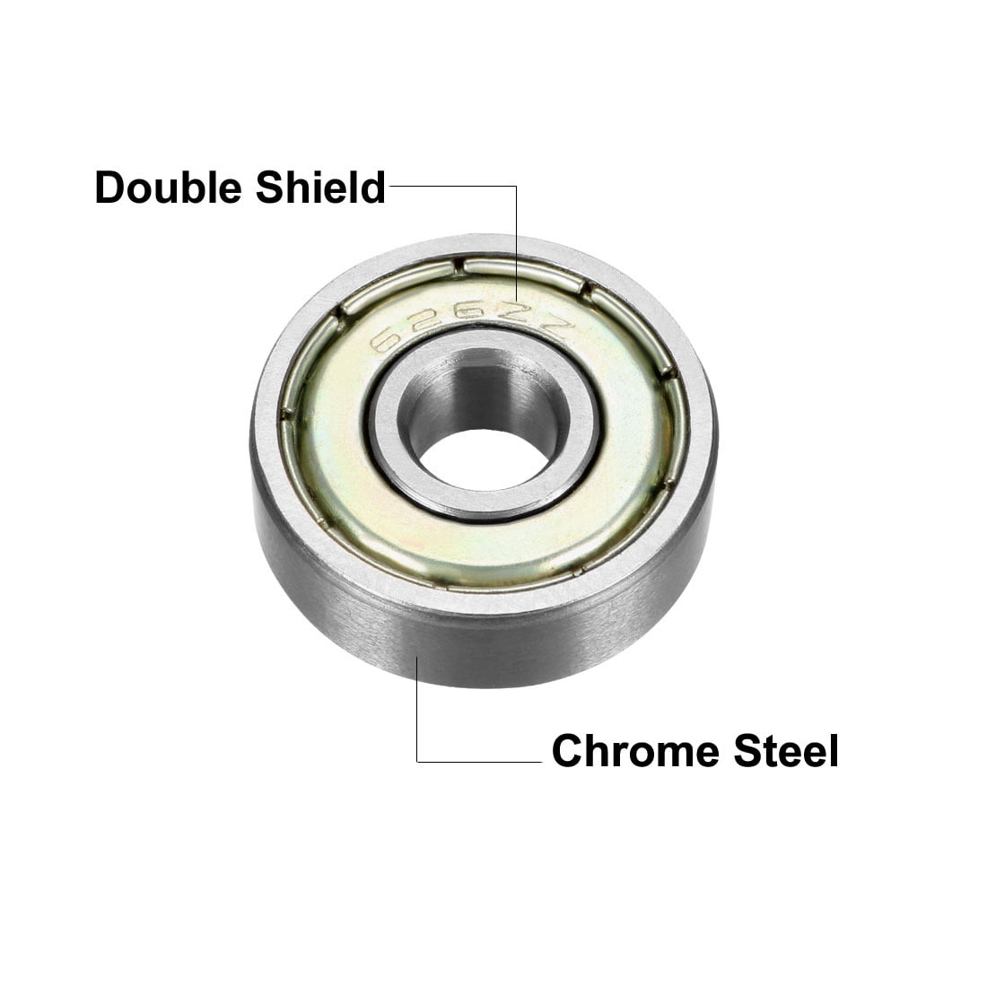 626 ZZ Shielded Bearing 6mm x 19mm x 6mm 1 SINGLE