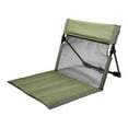 thumbnail image 2 of Silla de camping con respaldo, cómoda silla de playa para viajes, patio, barbacoa Verde, 2 of 8