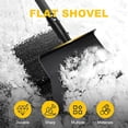 thumbnail image 6 of 52" Telescopic Ice Scraper & Garden Weeder – Black Plastic Flat Shovel for Car, Driveway & Lawn Edging (Plastic), 6 of 8