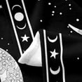thumbnail image 4 of Sun and Moon Throw Blanket 40x50 Bohemian Exotic Blanket for Kids Teens Adult Women Boho Chic Mandala Fleece Blanket Galaxy Constellation Flannel Blanket,Black White Bed Couch Decor, 4 of 6