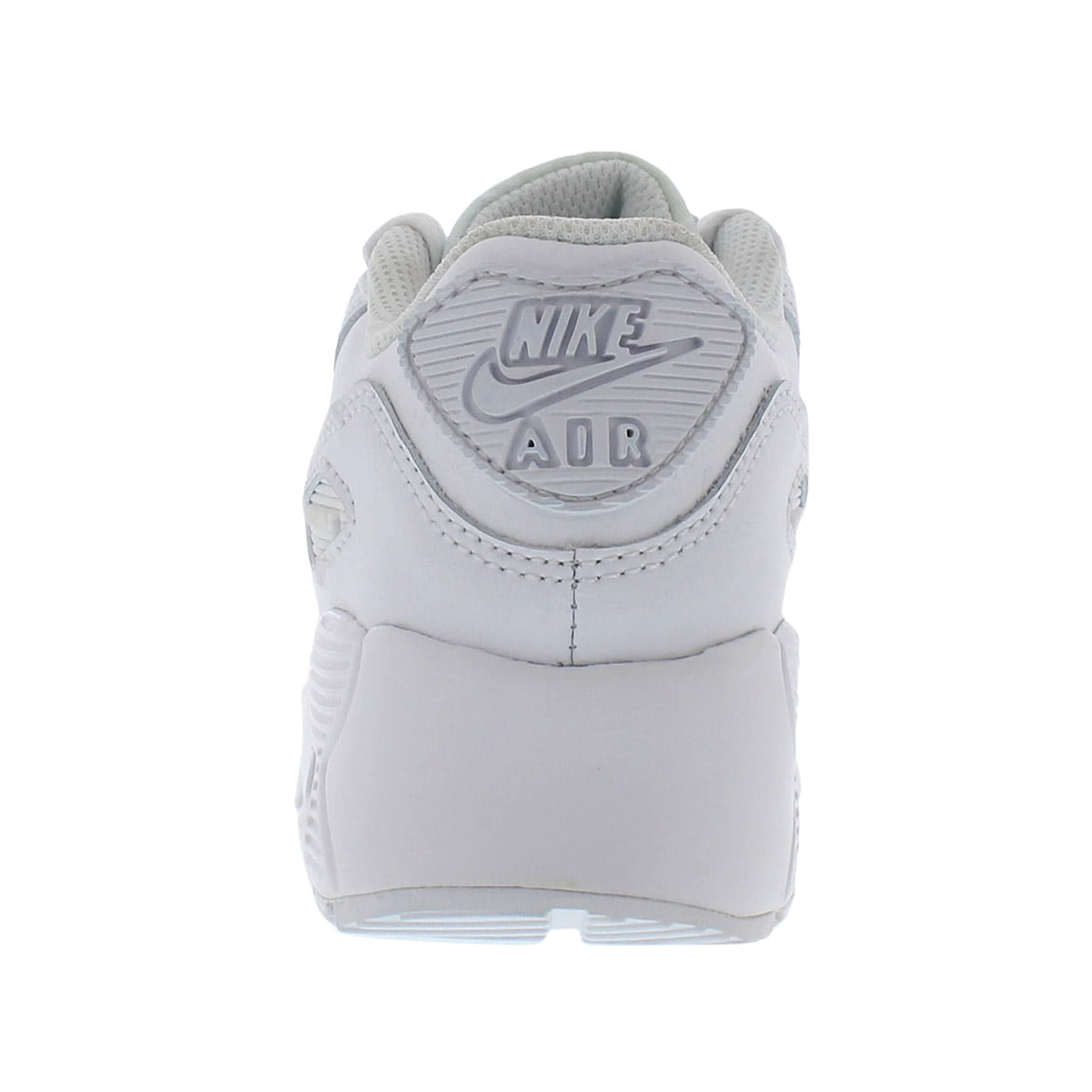 Nike Air Max 90 Leather Boys Shoes Size 12, Color: White 