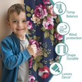 thumbnail image 3 of Blackout Kids Curtains,Pioneer Flower Floral Print Pattern Childrens Insulated Curtains Set Of 2,Bedroom Essentials,Toddler Room Decor 42"x54", 3 of 5