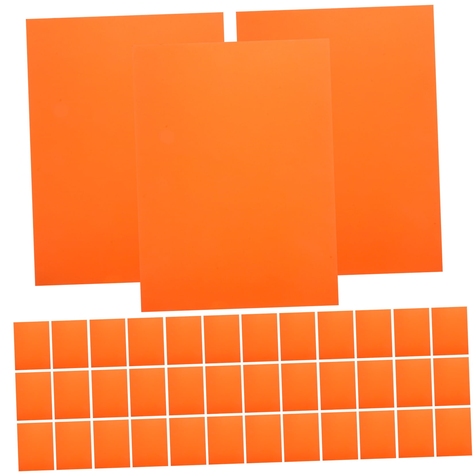 Worgeous  50 Sheets A4 Craft Paper Colored Construction Card Stock Child Orange