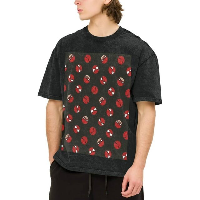 Spider-Man Vintage Washed Drop Shoulder Short Sleeve T-Shirt - Iron On