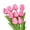 Pink, variant on Artificial Tulips 9pcs 13" Real Touch PU Flowers - Tulips for Arrangement Wedding Party Easter Spring, PE Foam Tulip Bouquet for Home Dining Room Office Decoration and DIY Floral Arrangements