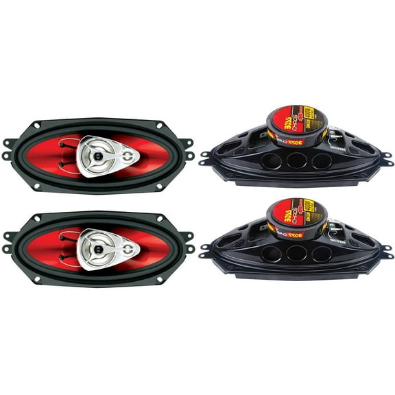 BOSS CH4330 4"x10" 800 Watt 3-Way CHAOS EXXTREME Car Audio Speakers 2PAIR