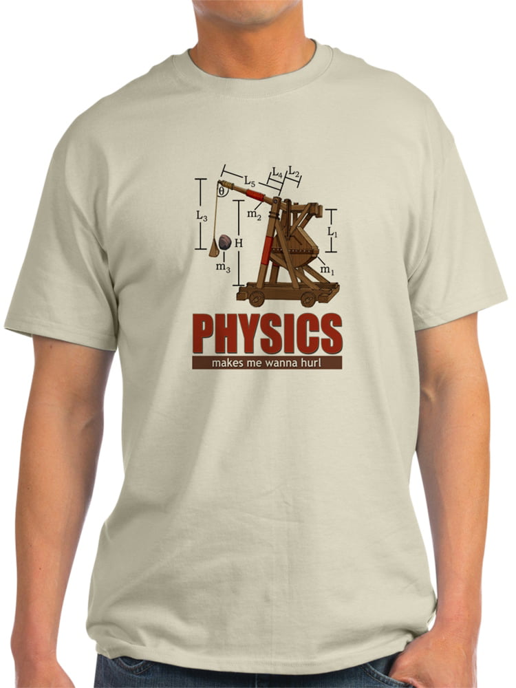 CafePress Physics Trebuchet Catapult Ash Grey T-Shirt Light - CP - Walmart.com