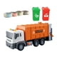 thumbnail image 4 of Camión de basura Strade Fareast Limited juguete con luces y sonidos camión de reciclaje de coches Naranja, 4 of 8