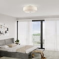 thumbnail image 3 of Livex Lighting - Meridian - 6 Light Semi-Flush Mount in Modern Style - 30 Inches, 3 of 13