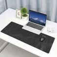 thumbnail image 6 of Japanese Gaming Mouse Pad Black Mouse Pad Kanagawa Large Mousepad Non-Slip Rubber Base Waterproof with Stitched Edges for Gaming Office Home, 31.5x11.8 Inch, 6 of 10