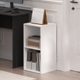thumbnail image 2 of Furinno LUDER 2-Cube Bookcase with Open Storage Shelves, 11.6 x 12.2 x 24 Inches, White, 2 of 5
