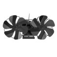 thumbnail image 2 of Ventilador de estufa 6 Ventilador de chimenea silencioso con calefacción Ventilador de estufa de distribución de calor para estufas de perfecl Ventilador de estufa de calor, 2 of 8