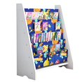 thumbnail image 2 of LANKUO Kids Book Rack Storage Bookshelf Toy Sling Book Rack White/Green/Light Blue, 2 of 5
