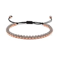 thumbnail image 1 of Hematite Gold Silver Color Beads Charm Handmade Weave Adjustable, 1 of 1