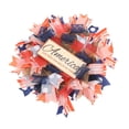 thumbnail image 4 of Couronne de Drapeau, Solide Drapeau Modèle d'Indépendance Jour Couronne 39cm Couleur Vibrante pour Cheminée, 4 of 8