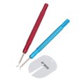 thumbnail image 1 of Watch Needle Lever, Alloy Steel 2Pcs High Strength Watch Hands Remover Compact Non Slip Handle Easy To Use with Pad for Repair Inspection Maintenance, 1 of 7